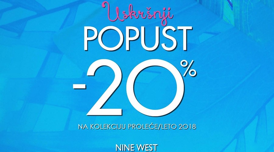 Uskršnji popust -20% na novu kolekciju proleće / leto 2018.
